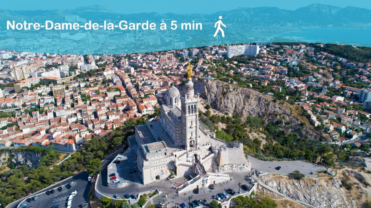 Aux Pieds De La Bonne Mere - Centre - Wifi 마르세유 외부 사진