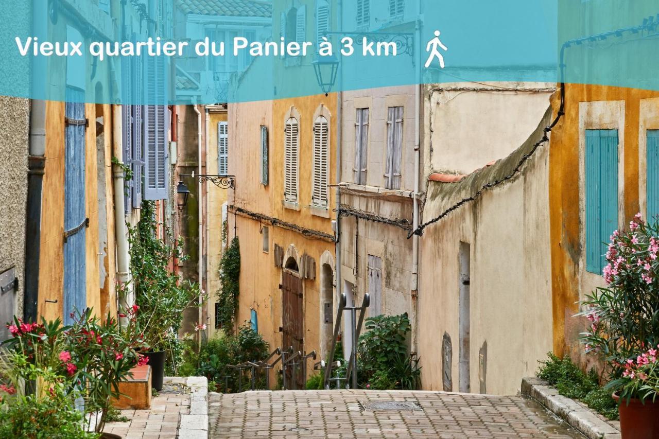 Aux Pieds De La Bonne Mere - Centre - Wifi 마르세유 외부 사진